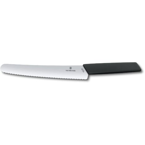 Victorinox Swiss Modern Brotmesser Schwarz 22 cm