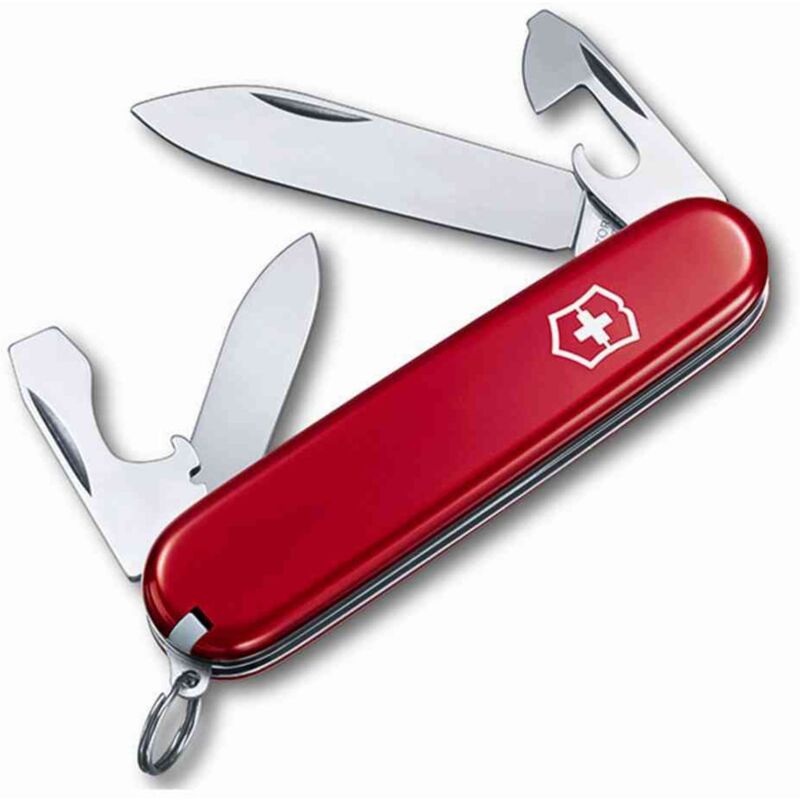 Victorinox Rot Offiziersmesser 'Recruit' 84 Mm 10 Funktionen