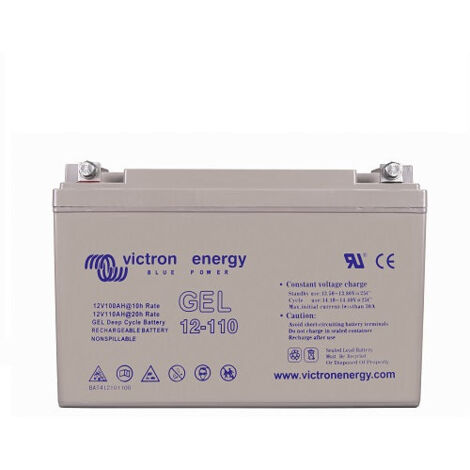 Victron – Batterie décharge lente 12V 220Ah – BAT412201104 – Technologie GEL étanche – Idéale pour systèmes solaires et marins