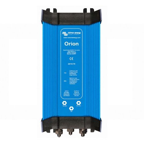 Victron – Convertisseur de tension 24V – 12V non isolé 70A – Conversion efficace pour applications DC – Cosses Femelles Faston incluses