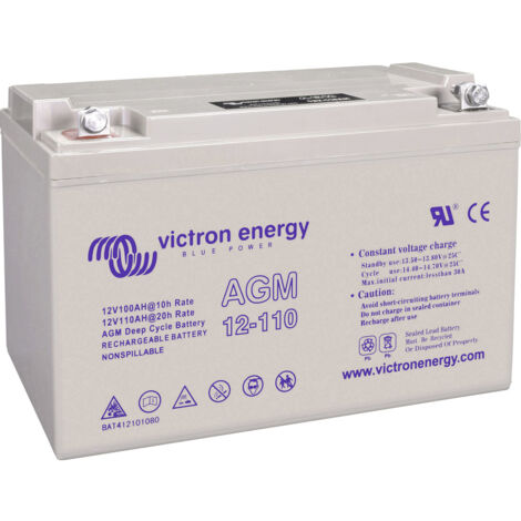 Victron Energy Blue Power BAT412101104 Solarakku 12 V 110 Ah Blei-Gel (B x H x T) 33 x 22 x 17.1 cm