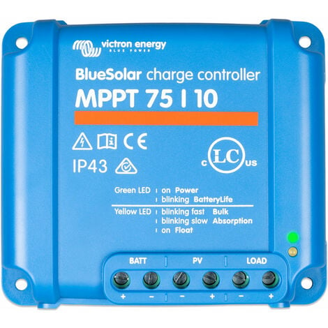 Victron MPPT 75/10 0% MwSt §12 III UstG BlueSolar Solarladeregler 12/24V 10A