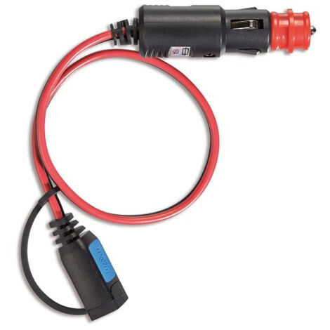 Victron – Prise allume-cigare 12 V pour chargeur de batteries Blue Power IP65 – Fusible intégré – Protection contre surcharges – Charge rapide