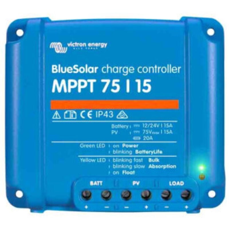 Victron Régulateur de Charge Solaire Ultra rapide mppt 220W 15A Système Battery Life