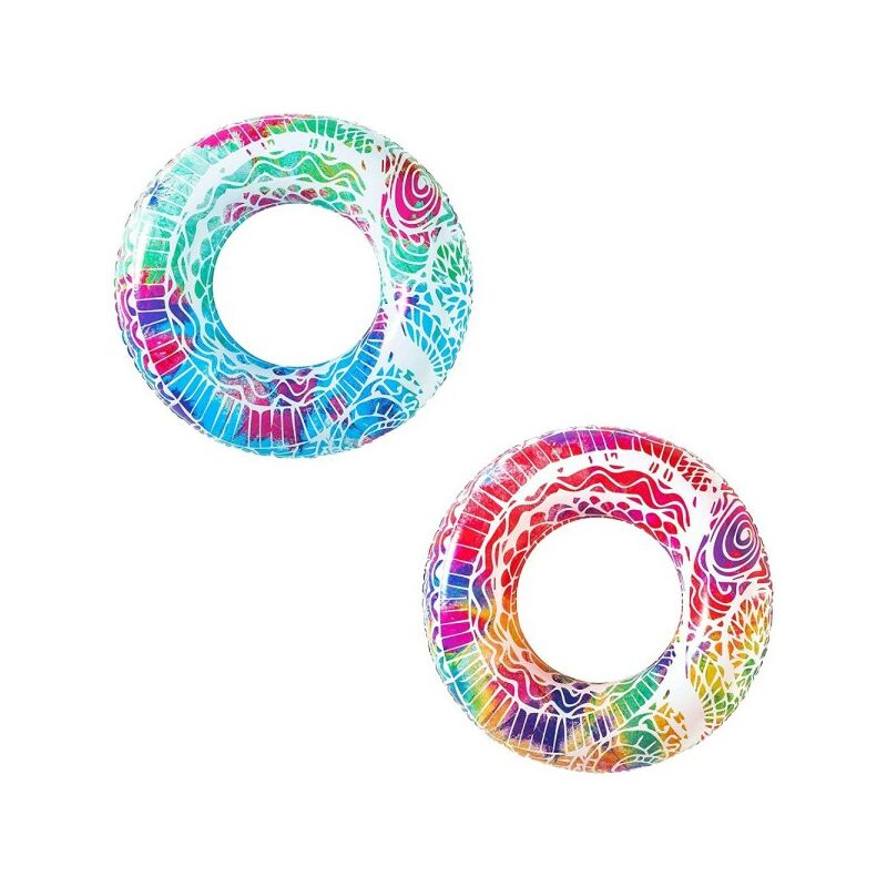 Boya Salvavidas De Colores 91Cm Con Asas Piscina Mar Verano Colores Surtidos 36084B