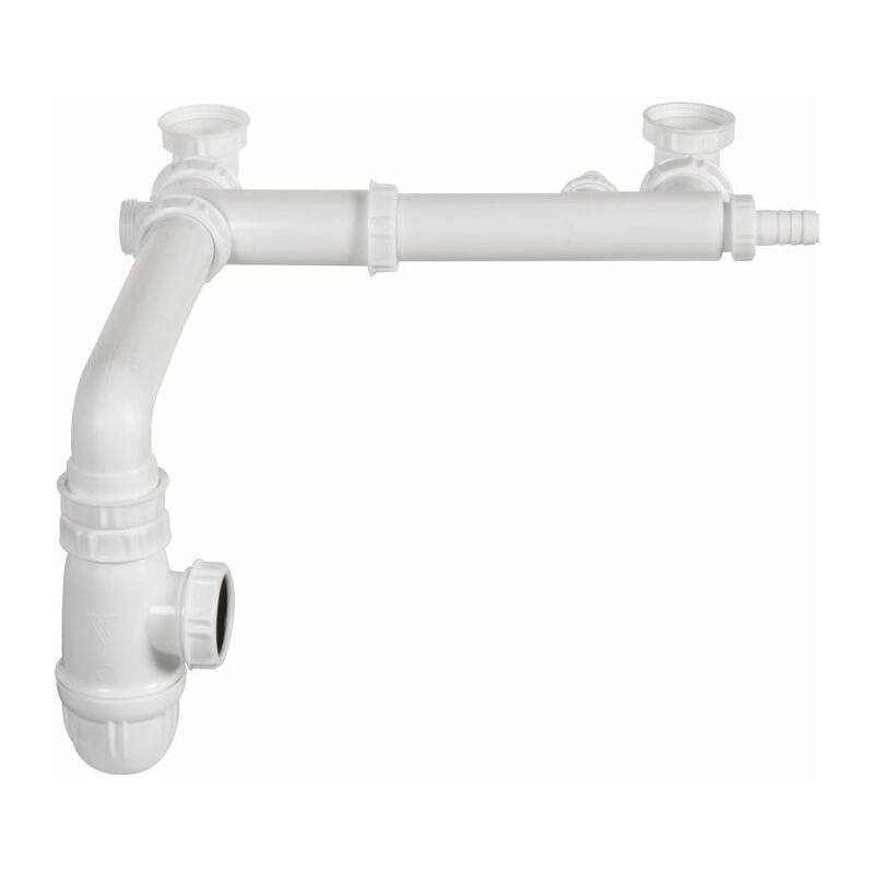 Vidage d'évier 2 bacs Valentin spécial gain de place