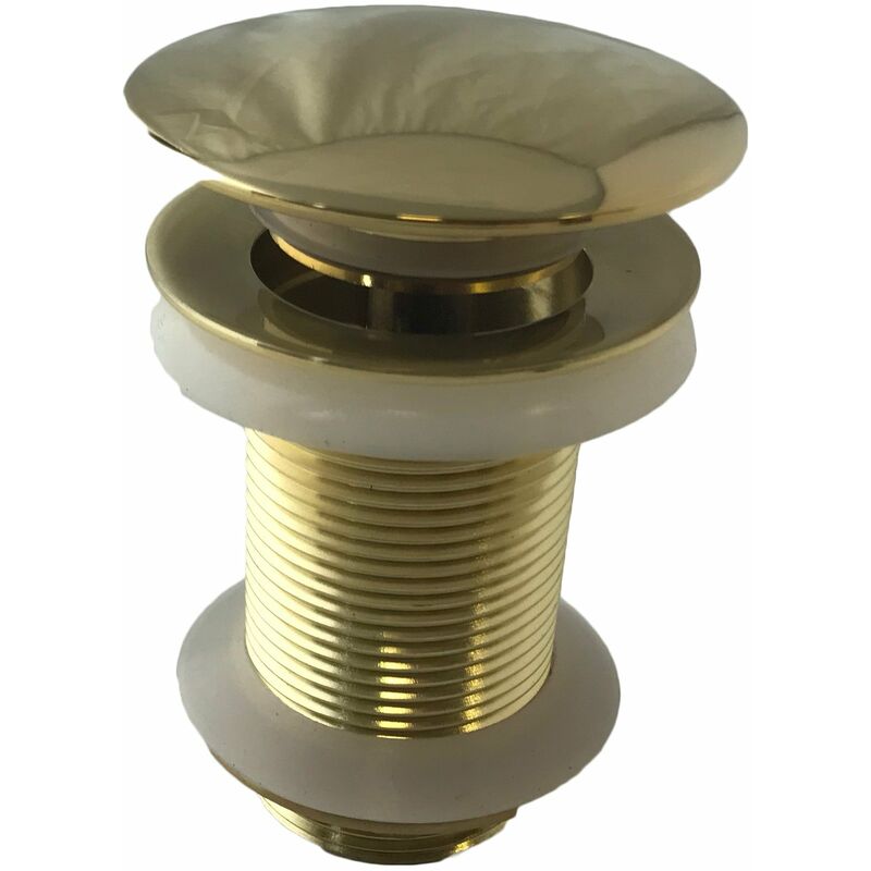 Vidage automatique click-clack 1'1/4 sans débordement couleur or