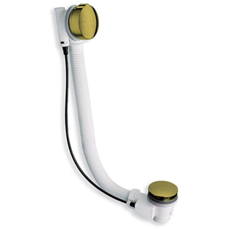 Vidage baignoire auto 57 cm long life + siphon vx bronze mat - CRISTINA ONDYNA VB41793