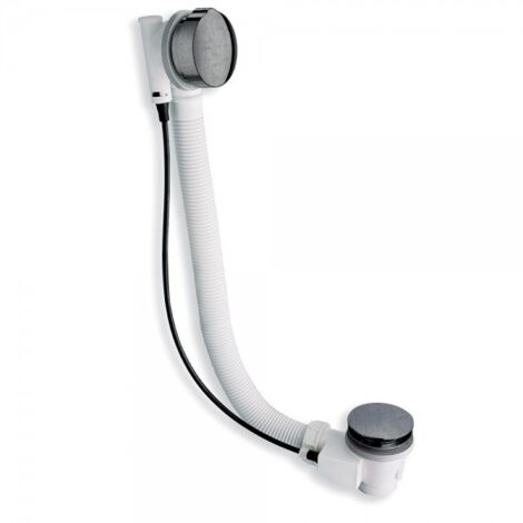 Vidage baignoire automatique à cable 80 cm avec siphon orientable - CRISTINA ONDYNA VB41777