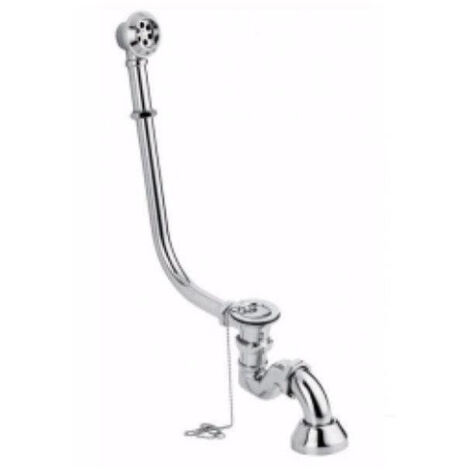 Vidage baignoire Hommage VILLEROY ET BOCH Chrome