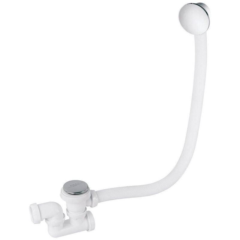 Vidage Baignoire quick-clac - Volant en abs chromé L700 mm Wirquin Pro