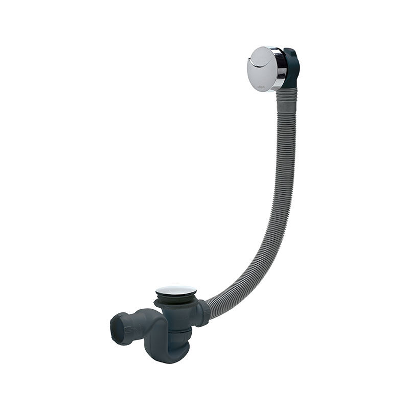 Vidage complet de baignoire nf à câble finition métal l. 700 mm - Cobra - 30724374