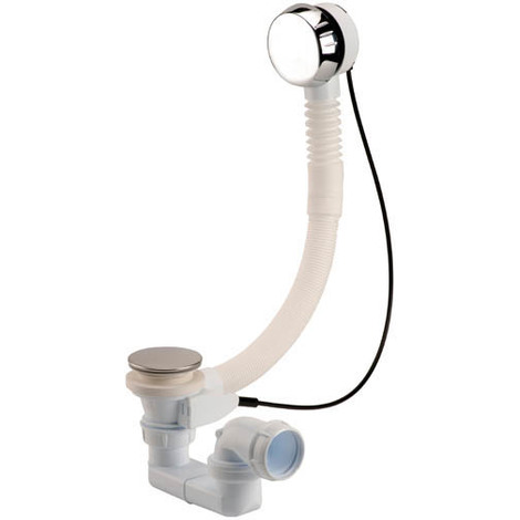 Vidage Baignoire Tbr07 Turbobain Siphon 207 Et Clapet O70 N F Tbr07 0203577