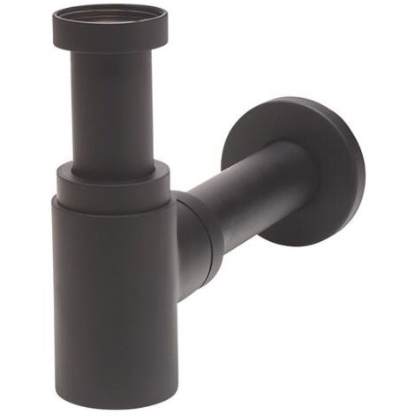 Vidage lavabo laiton noir mat-Wirquin Pro