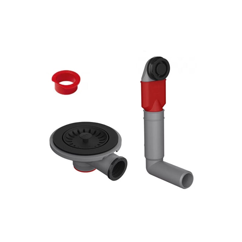 Franke - Vidage manuel noir mat pour éviers Urban (ubg 610-56)