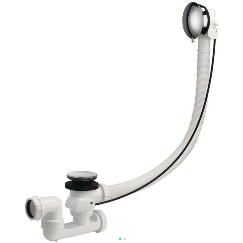 Vidage à cable abs chromé longueur 100cm VERSION LONGUE