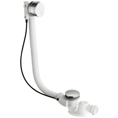 Vidage remplissage baignoire par trop plein 57 cm Black Mat - CRISTINA ONDYNA VE65713