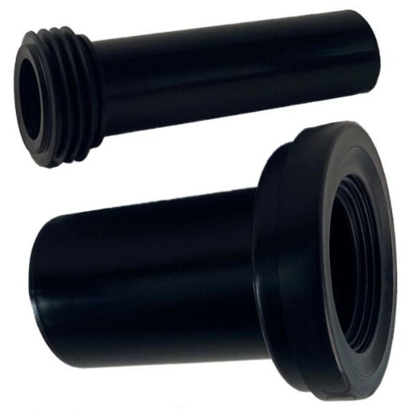 Tuyau d'évacuation des eaux usées des toilettes Tuyau de raccordement intégré pour toilettes indépendantes Raccords à vis fixes Longueur totale 180 mm