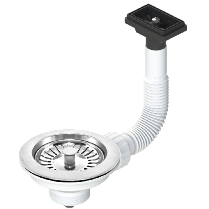 Vidange 114 mm trop-plein rectangulaire