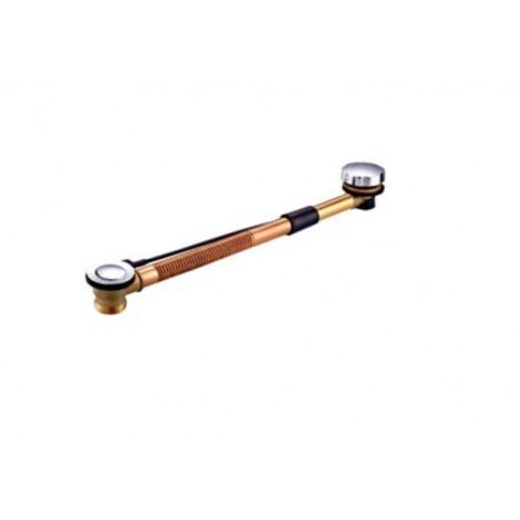 Vidange baignoire en laiton chromée 55cm pour baignoire Mykonos
