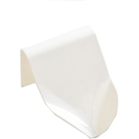 Vidange rangement salle de bain porte-savon mural non marquant (blanc)