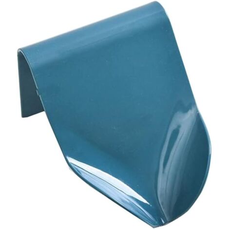 Vidange rangement salle de bain porte-savon mural non marquant (bleu)