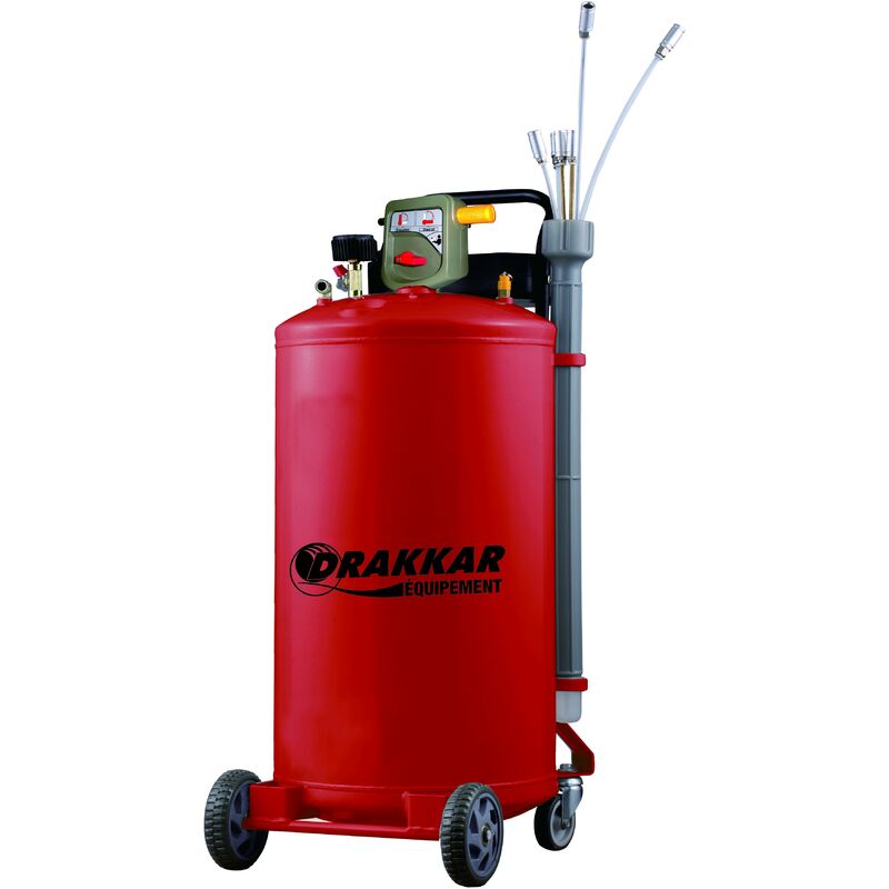 Vidangeur d'huile pneumatique par aspiration cuve 70 litres Drakkar Equipement S07165