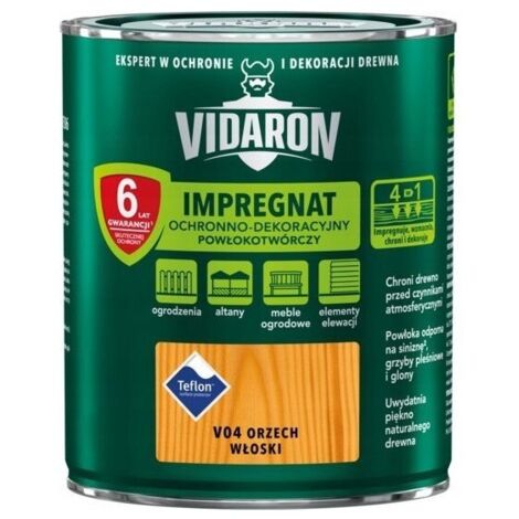 VIDARON SCHUTZ- UND DEKORATIVE IMPRÄGNIERUNG FILMBILDEND WALNUSS V04 0,7L