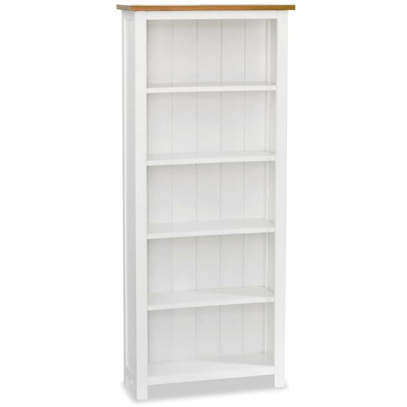 

Happyshopping - vidaX Estanteria de 5 niveles de madera maciza de roble 60x22,5x140 cm