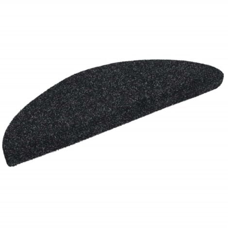 vidaXL 15x Tapis d'Escalier Auto-adhésif Poinçon Aiguilleté Carpette Protecteur d'Escalier Marchettes d'Escalier Multicolore Multi-taille