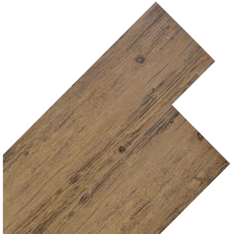 Flooring Planks 18 Pcs Walnut Brown 5.26 M² Pvc Vidaxl