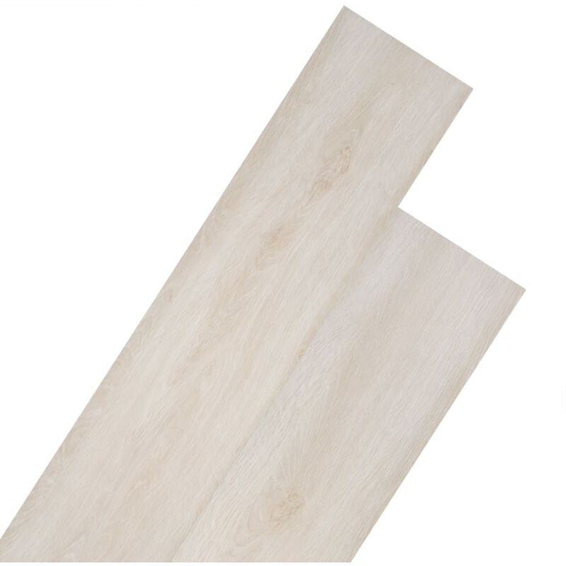 Vidaxl - PVC Flooring Planks 5.26 m² 2 mm Oak Classic White - White
