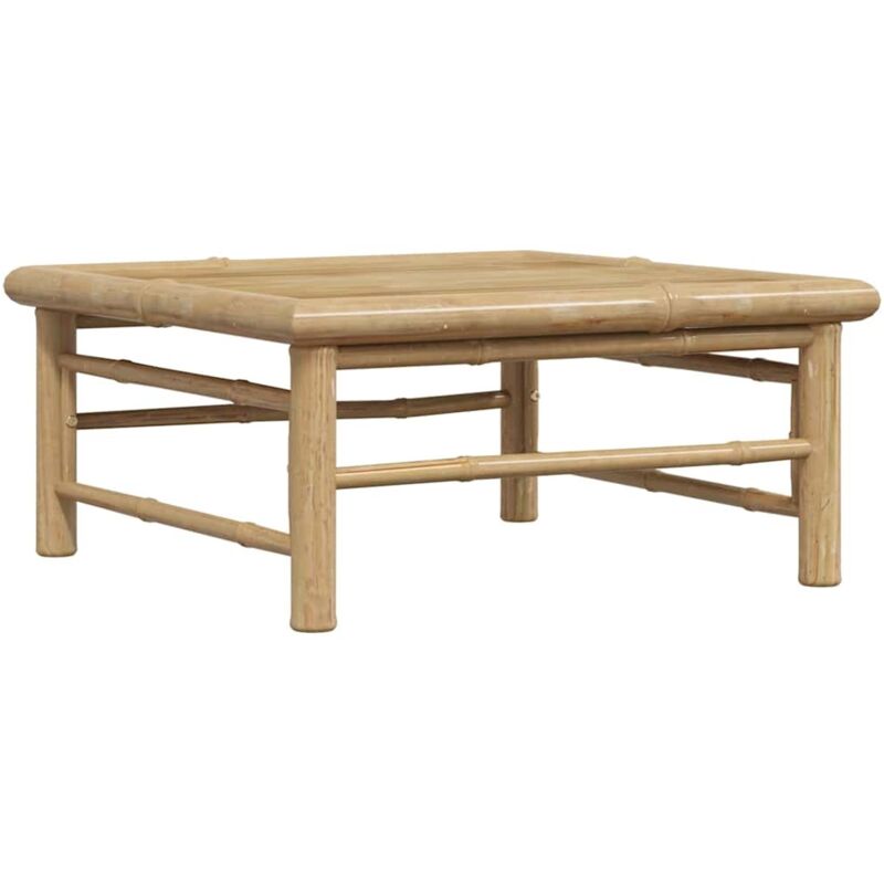 Garden Table 65x65x30 cm Bamboo Vidaxl