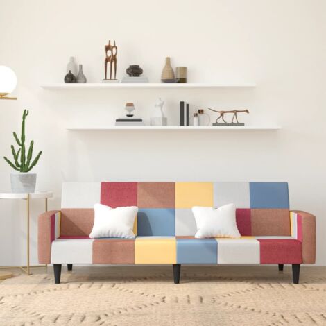 vidaXL 2-Sitzer Schlafsofa mit Stoffbezug