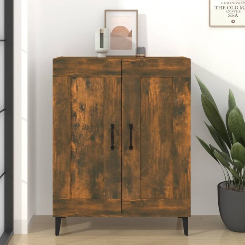 Sideboard Räuchereiche 69, 5x34x90 Cm Holzwerkstoff - Vidaxl