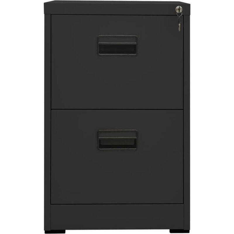 Aktenschrank Anthrazit 46x62x72, 5 Cm Stahl - Vidaxl