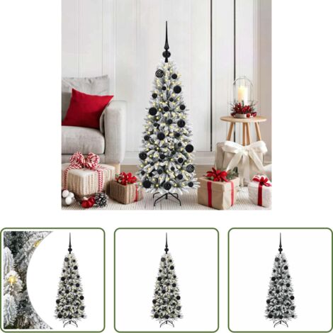 vidaXL Albero artificiale -  Albero di Natale artificiale con 150 LED Bianco 120 cm