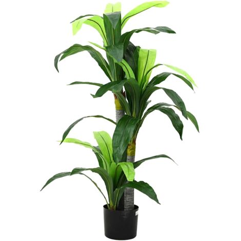 vidaXL Albero di Dracaena Artificiale 36 Foglie 120 cm Verde