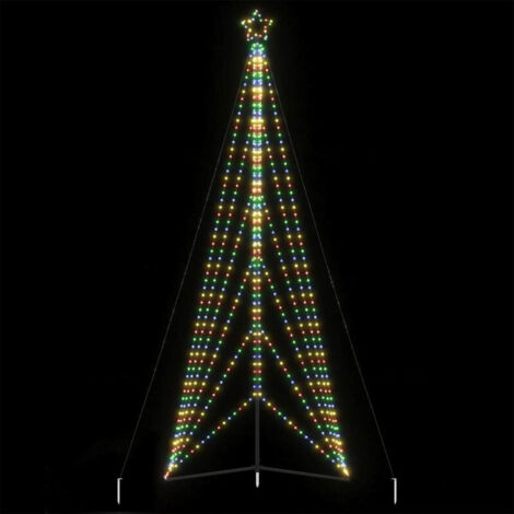 vidaXL Albero di Natale a LED 861 LED Colorato 478 cm