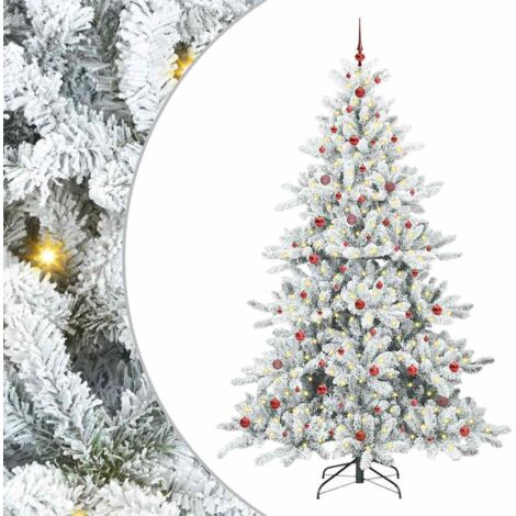 vidaXL Albero di Natale Artificiale con Rami Pieghevoli 240 cm PVC