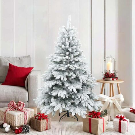 vidaXL Albero di Natale Artificiale Snodato Foderato di Neve