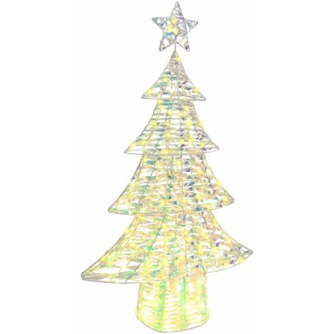 vidaXL Albero di Natale con 160 LED Bianco caldo 150 cm PET
