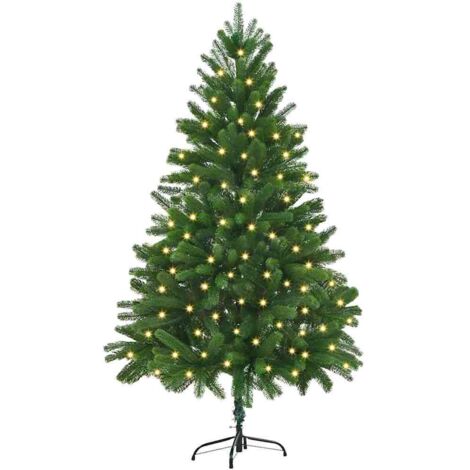 vidaXL Albero di Natale con 300 LED con supporto Verde 180 cm PE