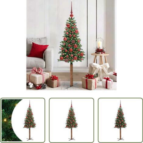 vidaXL Albero di Natale con luci -  Albero di Natale snodato con 150 LED con supporto Verde 150 cm