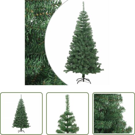 vidaXL Albero di Natale Esterno -  Albero di Natale Artificiale L 240 cm Verde