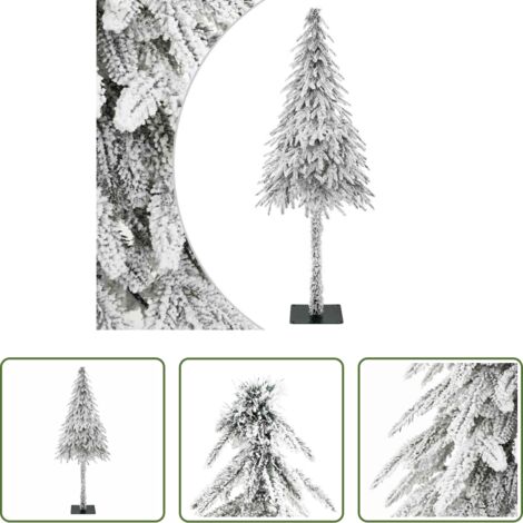 vidaXL Albero di Natale interno -  Albero di Natale artificiale Bianco 86 x 86 x 210 cm