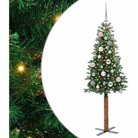 vidaXL Albero di Natale snodato con 150 LED con supporto Verde 150 cm