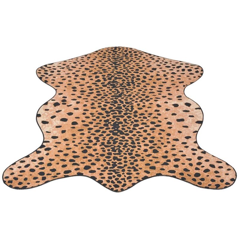 

vidaXL Alfombra con forma 150x220 cm estampado de guepardo - Multicolor
