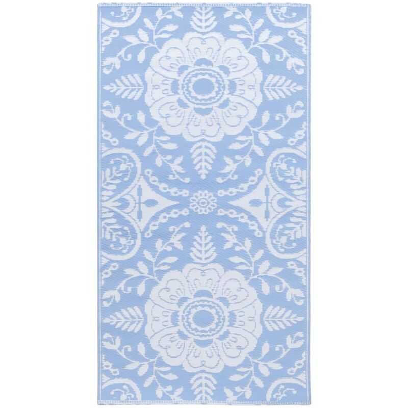 

Alfombra de exterior PP azul bebé 80x150 cm - Azul - Vidaxl