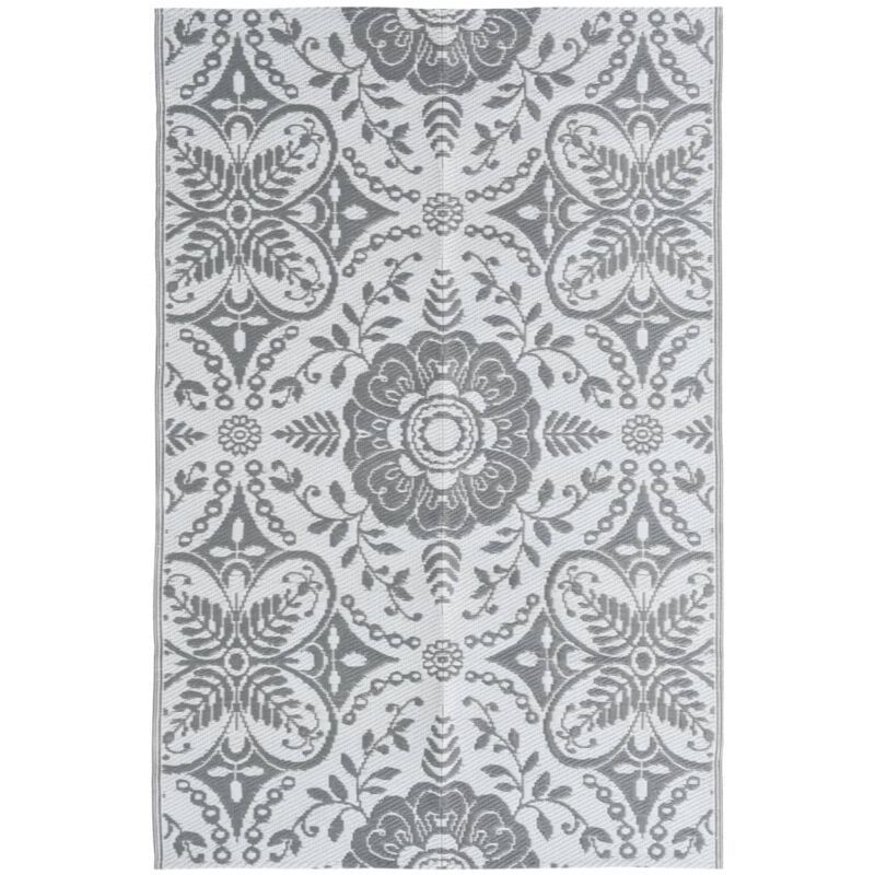 

Alfombra de exterior PP gris claro 120x180 cm - Gris - Vidaxl
